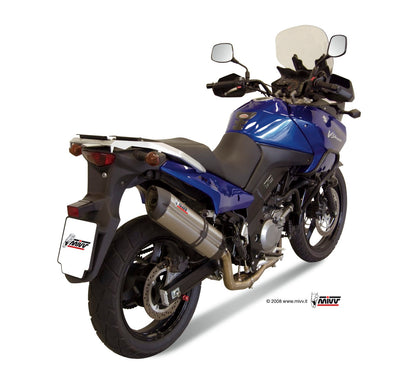 MIVV Full System 2x1, Suono Stainless Steel, Standard Exhaust For Suzuki DL V-Strom 650 2007-2011