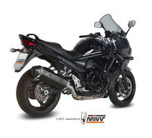 MIVV Slip-on, Speed Edge Black, Standard Exhaust For Suzuki GSX 1250 FA 09-16, Bandit 1250 07-16