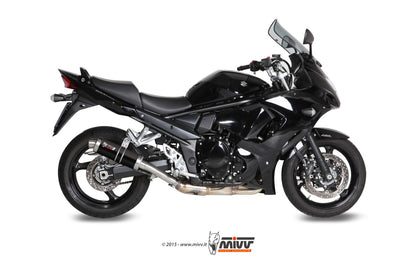 MIVV Slip-on, GP Black, Standard Exhaust For Suzuki GSX 1250 FA 09-16, Bandit 1250 07-16
