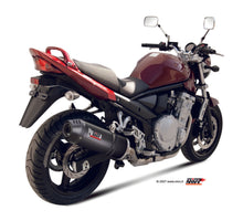 MIVV Slip-on, Oval Carbon, Standard Exhaust For Suzuki GSX 650 F 08-15, Bandit 650 07-15