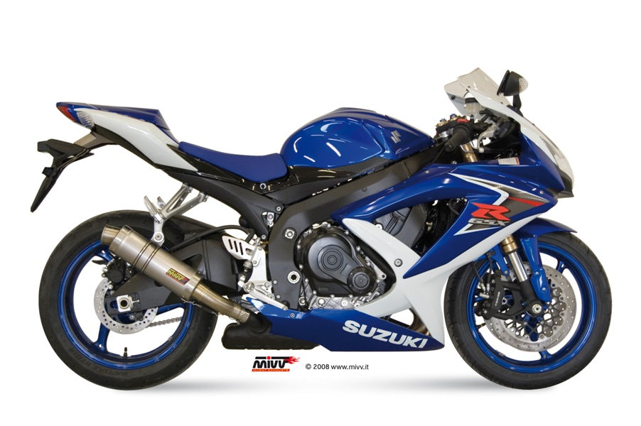 MIVV Slip-on, GP Titan, Standard Exhaust For Suzuki GSX-R 600/GSX-R 750 2008-2010