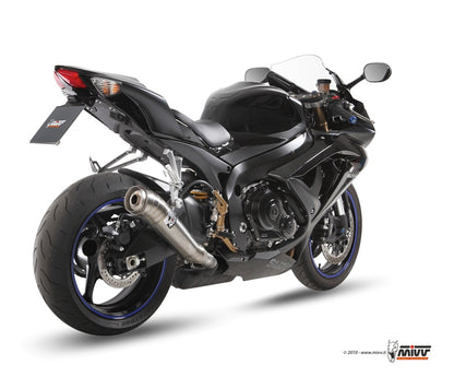 MIVV Slip-on, Ghibli Stainless Steel, Standard Exhaust For Suzuki GSX-R 600/GSX-R 750 2008-2010