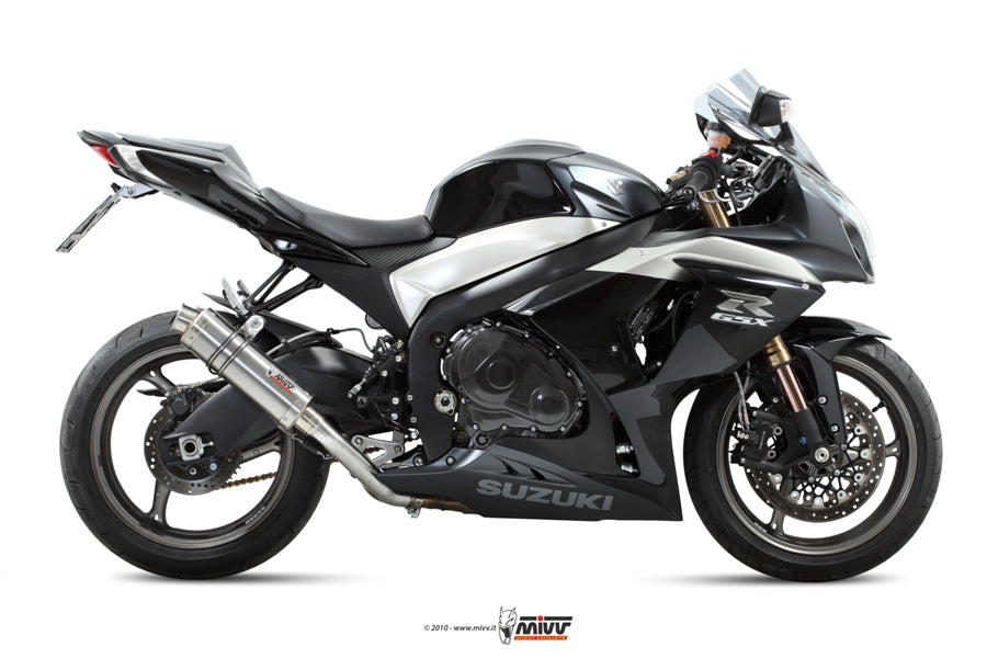 MIVV 2 Slip-on, GP Titan, Standard Exhaust For Suzuki GSX-R 1000 2009-2011