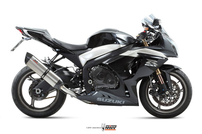 MIVV 2 Slip-on, Suono Stainless Steel, Standard Exhaust For Suzuki GSX-R 1000 2009-2011