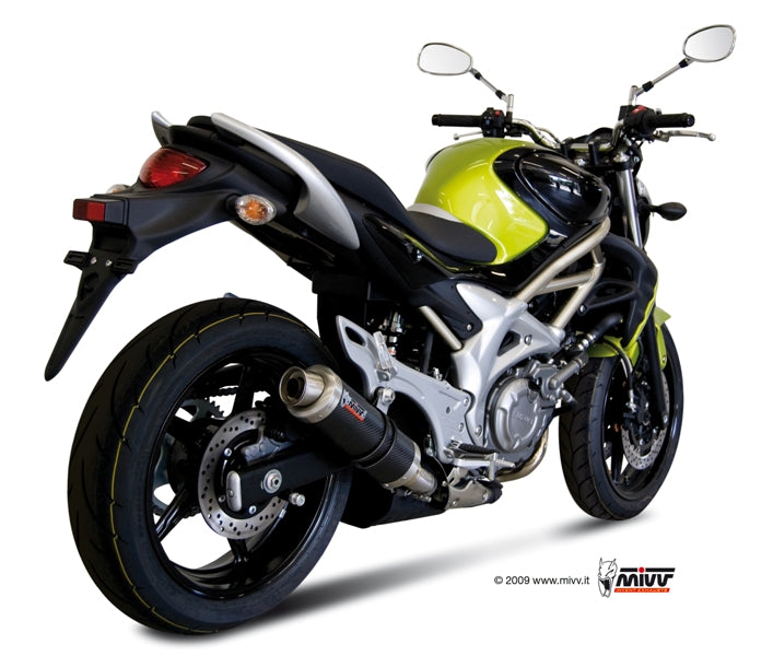 MIVV Slip-on, GP Carbon, Standard Exhaust For Suzuki Gladius 2009-2015