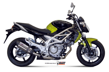 MIVV Slip-on, Suono Stainless Steel, Standard Exhaust For Suzuki Gladius 2009-2015
