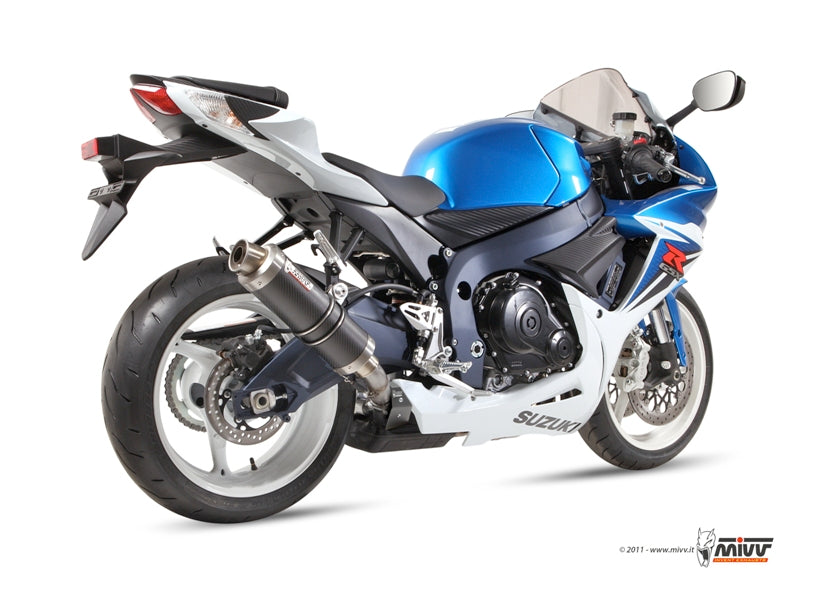 MIVV Slip-on, GP Carbon, Standard Exhaust For Suzuki GSX-R 600 11-16, GSX-R 750 11-17