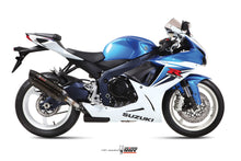 MIVV Slip-on, Suono Black, Standard Exhaust For Suzuki GSX-R 600 11-16, GSX-R 750 11-17