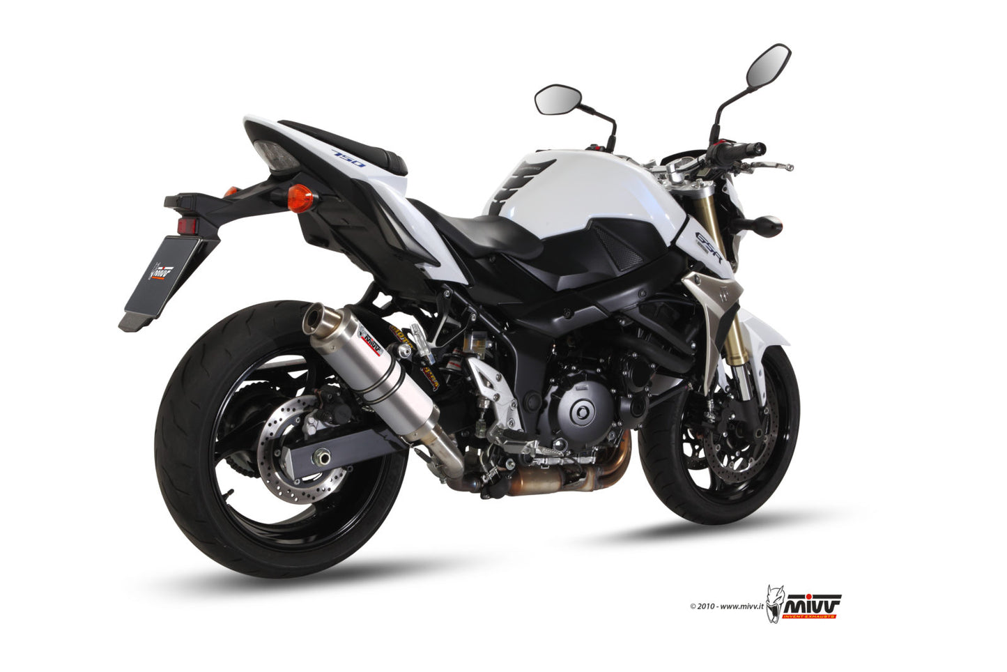 MIVV Slip-on, GP Titan, Standard Exhaust For Suzuki GSR 750 2011-2016