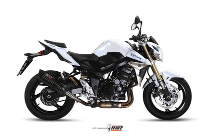 MIVV Slip-on, Suono Black, Standard Exhaust For Suzuki GSR 750 2011-2016