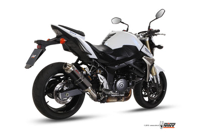 MIVV Slip-on, GP Black, Standard Exhaust For Suzuki GSR 750 2011-2016