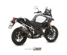 MIVV Slip-on, Oval Carbon, Standard Exhaust For Suzuki DL V-strom 1000/1050 2014-2022