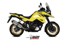 MIVV Slip-on, Speed Edge Stainless Steel, Standard Exhaust For Suzuki DL V-strom 1000/1050 2014-2022