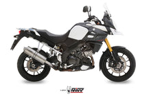 MIVV Slip-on, Oval Stainless Steel, Standard Exhaust For Suzuki DL V-strom 1000/1050 2014-2022