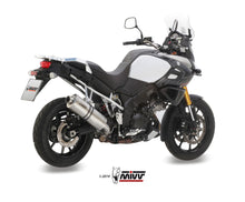 MIVV Slip-on, Oval Stainless Steel, Standard Exhaust For Suzuki DL V-strom 1000/1050 2014-2022