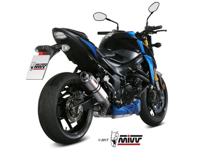 MIVV Slip-on, GP Titan, Standard Exhaust For Suzuki GSX-S 750 2017-2020