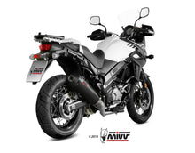 MIVV Full System 2x1, Oval Carbon, Standard Exhaust For Suzuki DL V-Strom 650 / XT 2017-2022