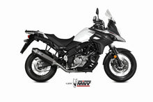 MIVV Full System 2x1, Speed Edge Black, Standard Exhaust For Suzuki DL V-Strom 650 / XT 2017-2022