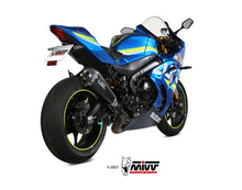 MIVV Slip-on, Delta Race Black, Standard Exhaust For Suzuki GSX-R 1000 2017-2020