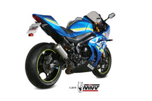 MIVV Slip-on, MK3 Stainless Steel, Standard Exhaust For Suzuki GSX-R1000 2017-2020
