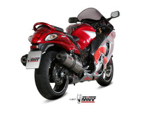 MIVV 2 Slip-on, Oval Titanium, Standard Exhaust For Suzuki Hayabusa 2008-2017