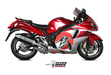 MIVV 2 Slip-on, Speed Edge Black, Standard Exhaust For Suzuki Hayabusa 2008-2017