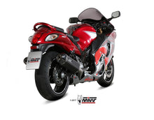 MIVV 2 Slip-on, Speed Edge Black, Standard Exhaust For Suzuki Hayabusa 2008-2017