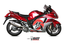 MIVV 2 Slip-on, Speed Edge Stainless Steel, Standard Exhaust For Suzuki Hayabusa 2008-2017
