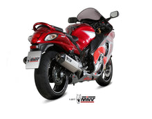 MIVV 2 Slip-on, Speed Edge Stainless Steel, Standard Exhaust For Suzuki Hayabusa 2008-2017
