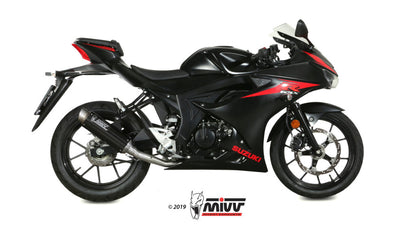 MIVV Full System 1x1, Gppro Carbon, Standard Exhaust For Suzuki GSX-R 125/ GSX-S 125 2017-2020