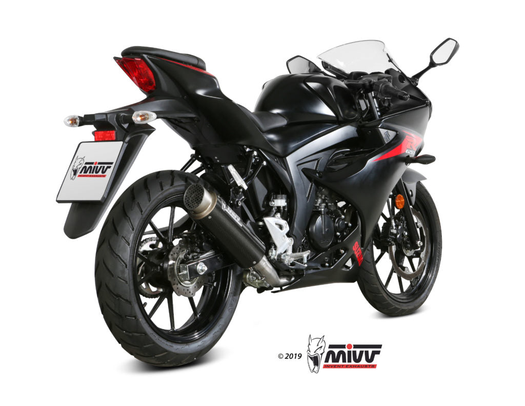 MIVV Full System 1x1, Gppro Carbon, Standard Exhaust For Suzuki GSX-R 125/ GSX-S 125 2017-2020