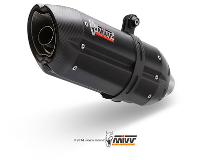 MIVV Full System 1x1, Suono Black, Standard Exhaust For Suzuki GSX-R 125/ GSX-S 125 2017-2020