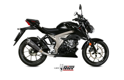 MIVV Full System 1x1, Delta Race Black, Standard Exhaust For Suzuki GSX-R 125/ GSX-S 125 2017-2020