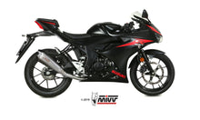 MIVV Full System 1x1, Delta Race Stainless Steel, Standard Exhaust For Suzuki GSX-R 125/ GSX-S 125 2017-2020