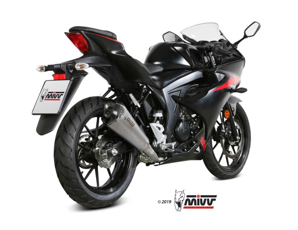 MIVV Full System 1x1, Delta Race Stainless Steel, Standard Exhaust For Suzuki GSX-R 125/ GSX-S 125 2017-2020