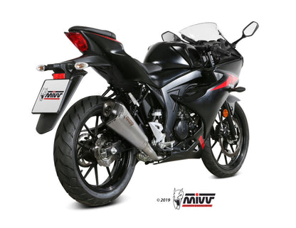 MIVV Full System 1x1, Delta Race Stainless Steel, Standard Exhaust For Suzuki GSX-R 125/ GSX-S 125 2017-2020