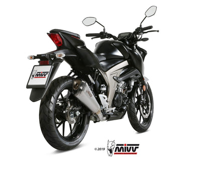 MIVV Full System 1x1, Delta Race Stainless Steel, Standard Exhaust For Suzuki GSX-R 125/ GSX-S 125 2017-2020