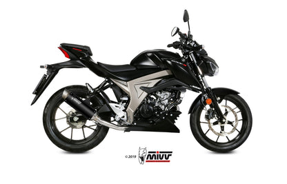 MIVV Full System 1x1, Gppro Black, Standard Exhaust For Suzuki GSX-R 125/ GSX-S 125 2017-2020