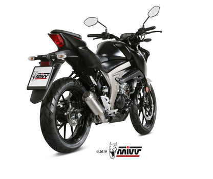 MIVV Full System 1x1, MK3 Stainless Steel, Standard Exhaust For Suzuki GSX-R 125/ GSX-S 125 2017-2020