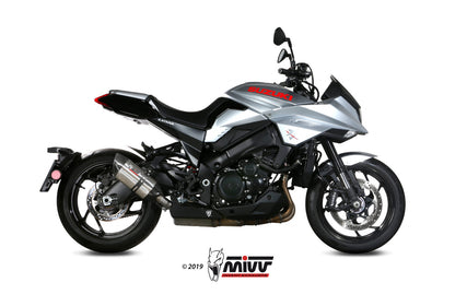 MIVV Slip-on, Suono Stainless Steel, Standard Exhaust For Suzuki GSX-S 1000 Katana 2019-2022