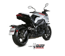 MIVV Slip-on, Ghibli Black, Standard Exhaust For Suzuki GSX-S 1000 Katana 2019-2022