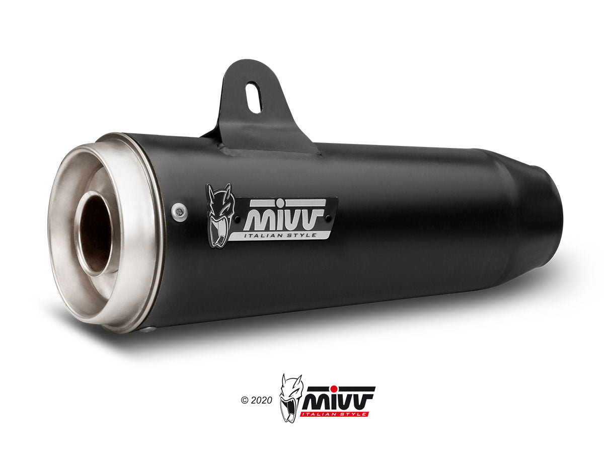 MIVV Slip-on, Ghibli Black, Standard Exhaust For Suzuki GSX-S 1000 Katana 2019-2022