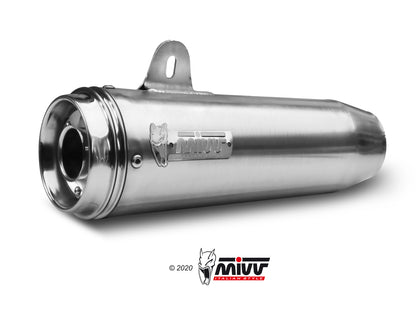 MIVV Slip-on, Ghibli Stainless Steel, Standard Exhaust For Suzuki GSX-S 1000 Katana 2019-2022