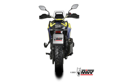 MIVV Slip-on, Speed Edge Staninless Steel Black, Standard Exhaust For Suzuki V-Strom 800 DE / SE 2023-2024