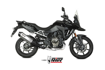 MIVV Slip-on, Speed Edge Stainless Steel, Standard Exhaust For Suzuki V-Strom 800 DE / SE 2023-2024