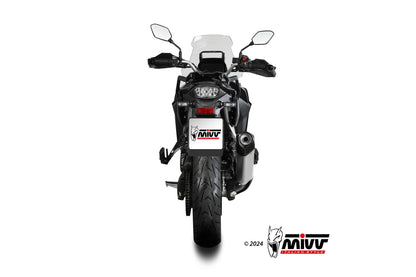 MIVV Slip-on, Speed Edge Stainless Steel, Standard Exhaust For Suzuki V-Strom 800 DE / SE 2023-2024