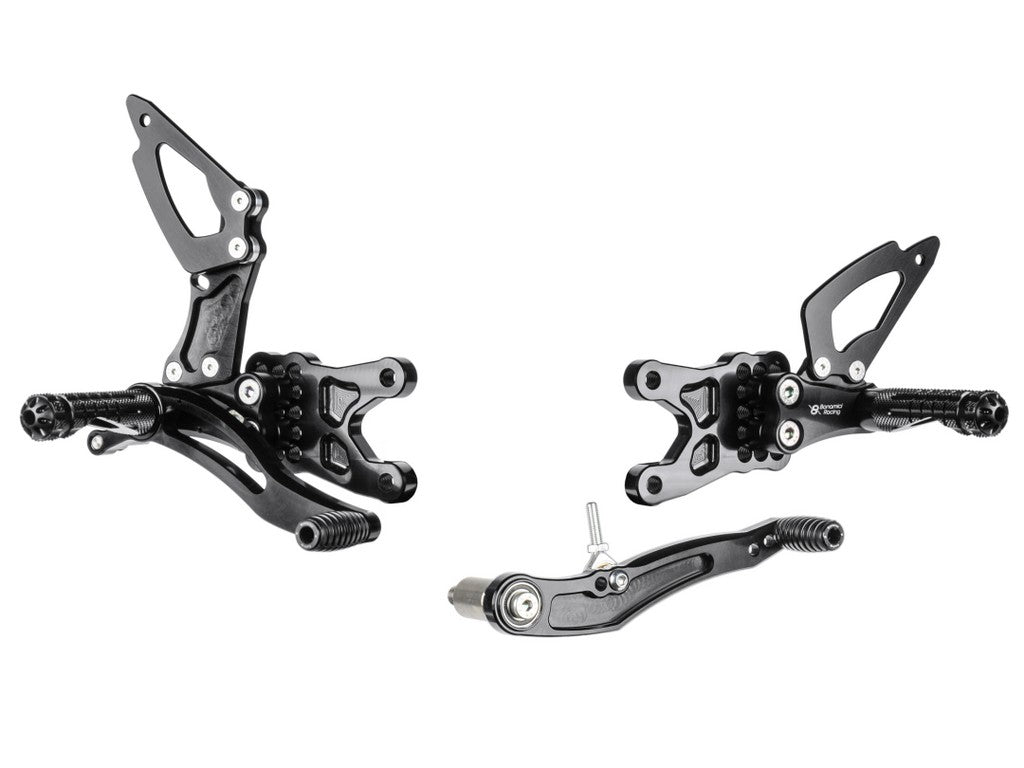 Bonamici Racing Aluminium Rearsets for the Suzuki GSX-R600 2011-2017