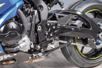Bonamici Racing Aluminium Rearsets for the Suzuki GSX-R1000 2017-2023