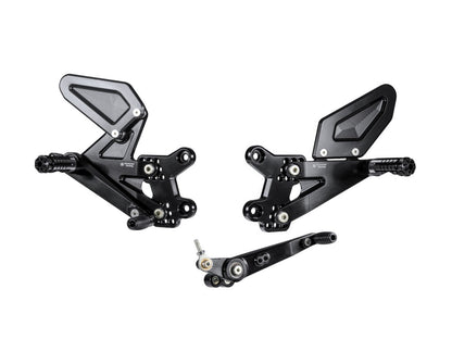 Bonamici Racing Aluminium Rearsets for the Suzuki GSX-R1000 2017-2023
