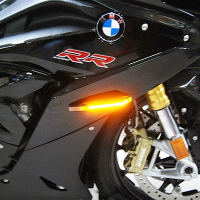 New Rage Cycles (NRC) Front Turn Signals for the BMW S1000RR and HP4